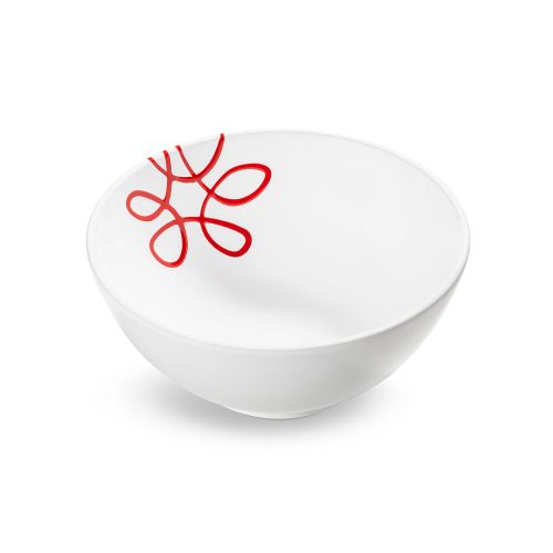 Kom - Puur gevlamd rood - 23 cm