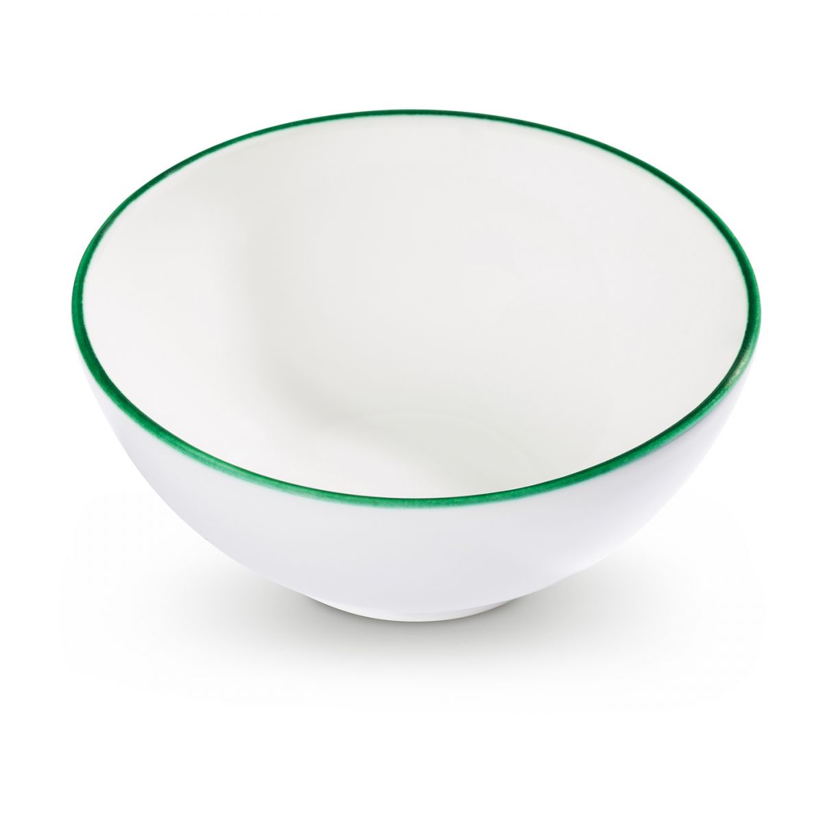Kom - Rand groen - 17 cm