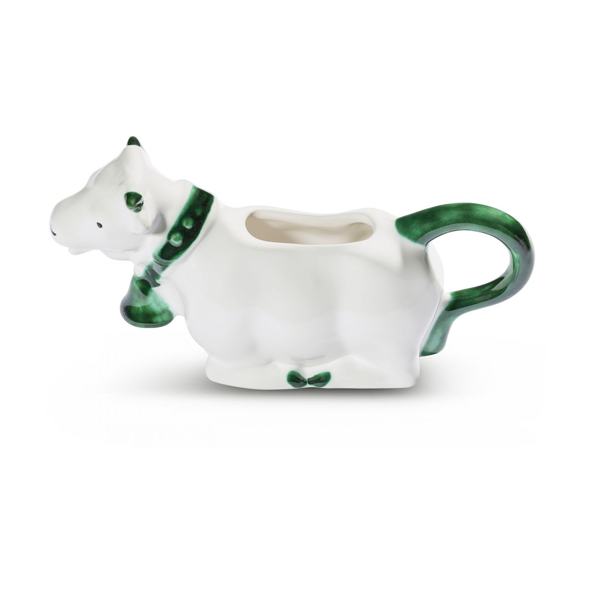 Melkkannetje koe - Rand groen - 0,16 ltr