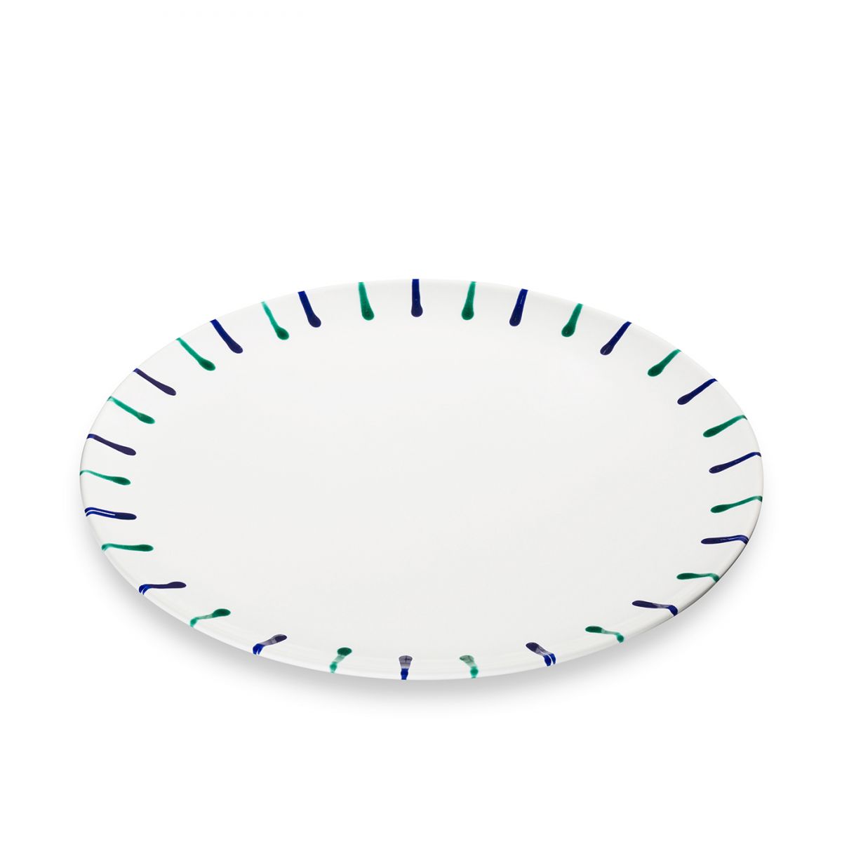 Onderbord-gebakschaal - Gevlamd Traunsee - 32 cm