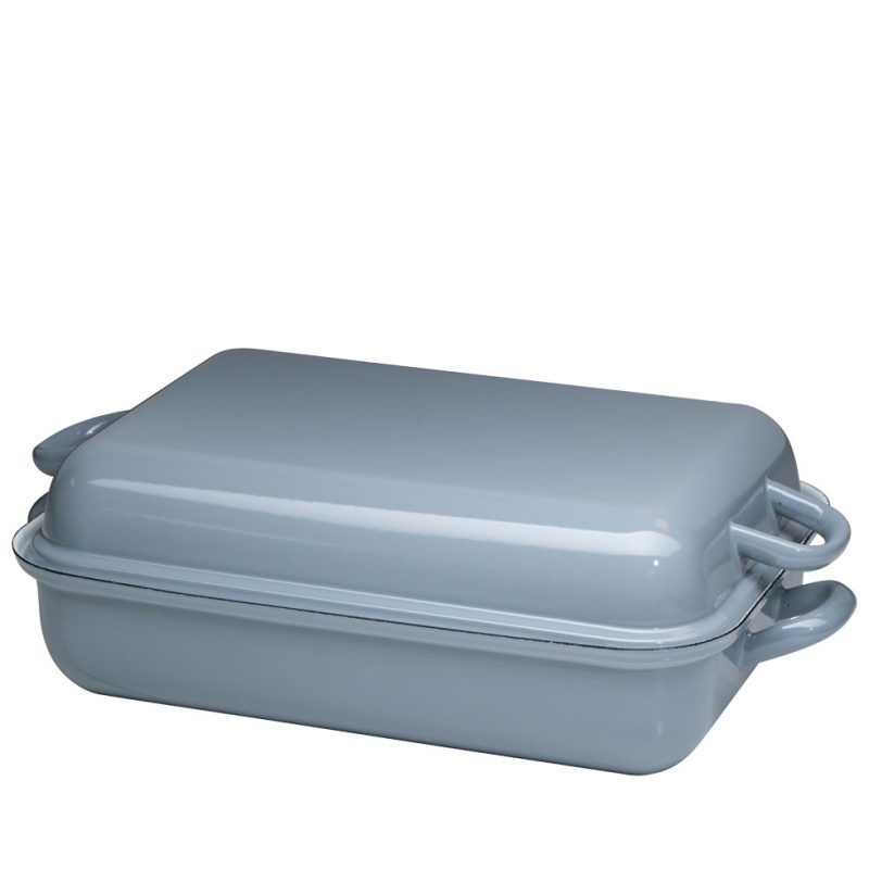 Riess - Braadpan met deksel - puur grijs - 37 x 26 cm