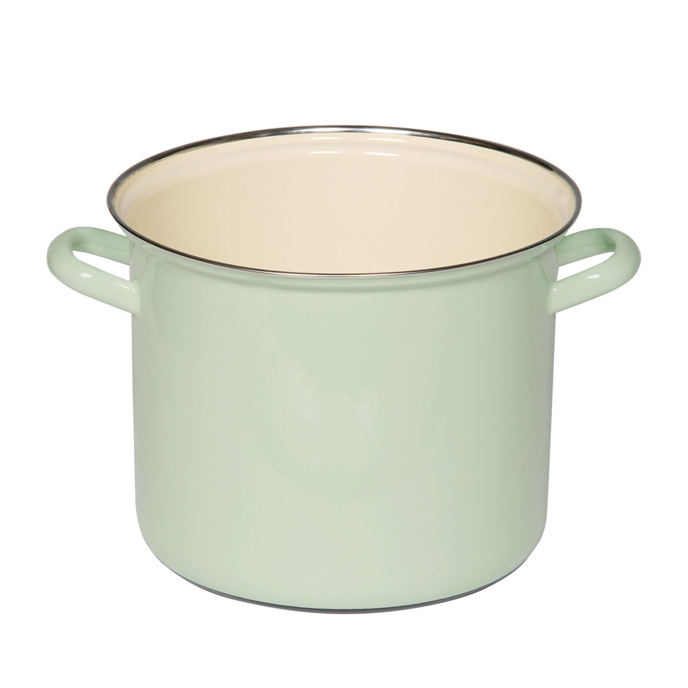 Riess - Pan hoog zonder deksel - licht groen - 22 cm - 6,0 ltr