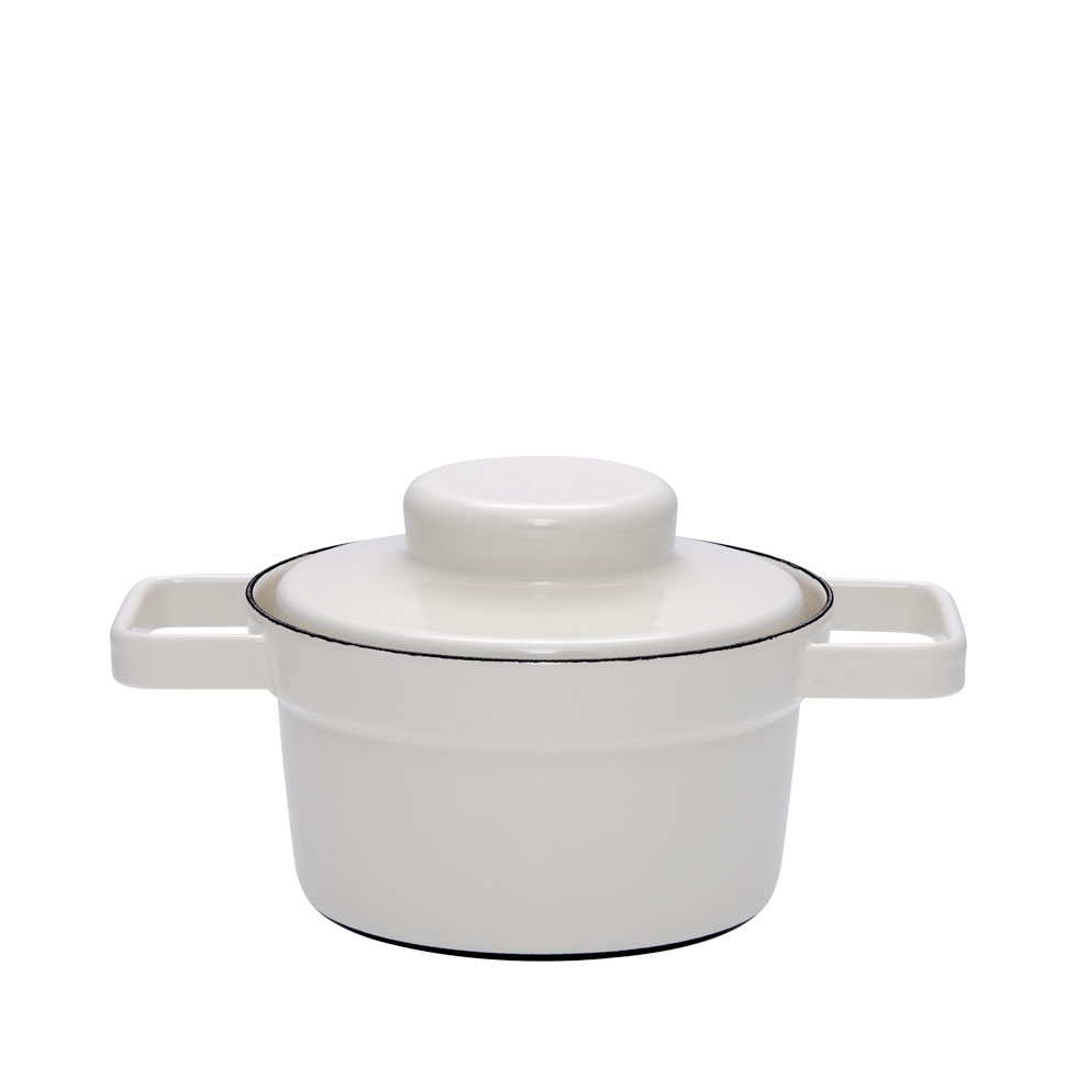 Riess - Pan hoog met deksel - grijs - 16 cm - 0,75 ltr