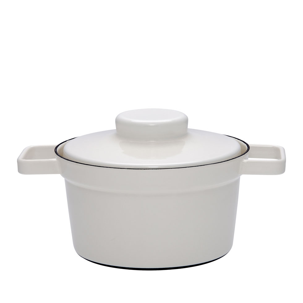 Riess - Pan hoog met deksel - grijs - 20 cm - 1,75 ltr
