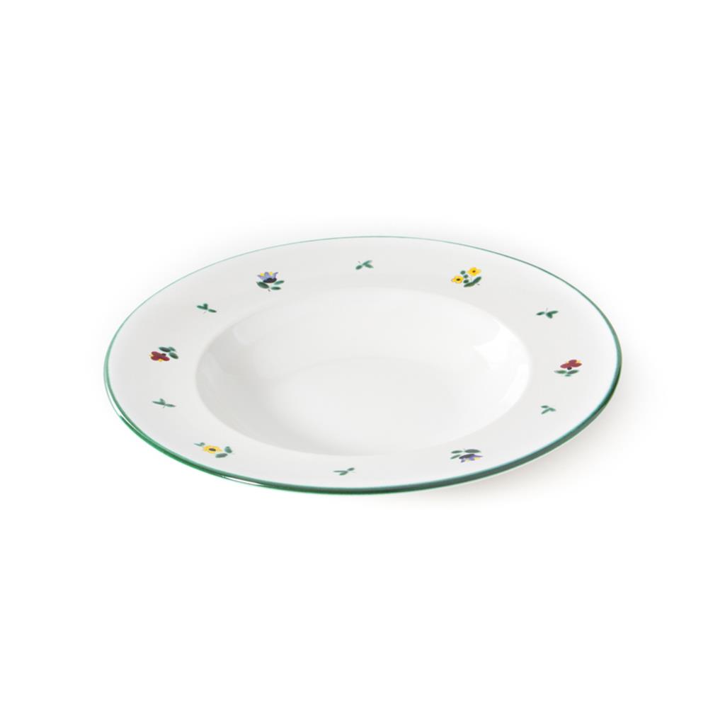 Pastabord - Alpenbloemen - 29 cm