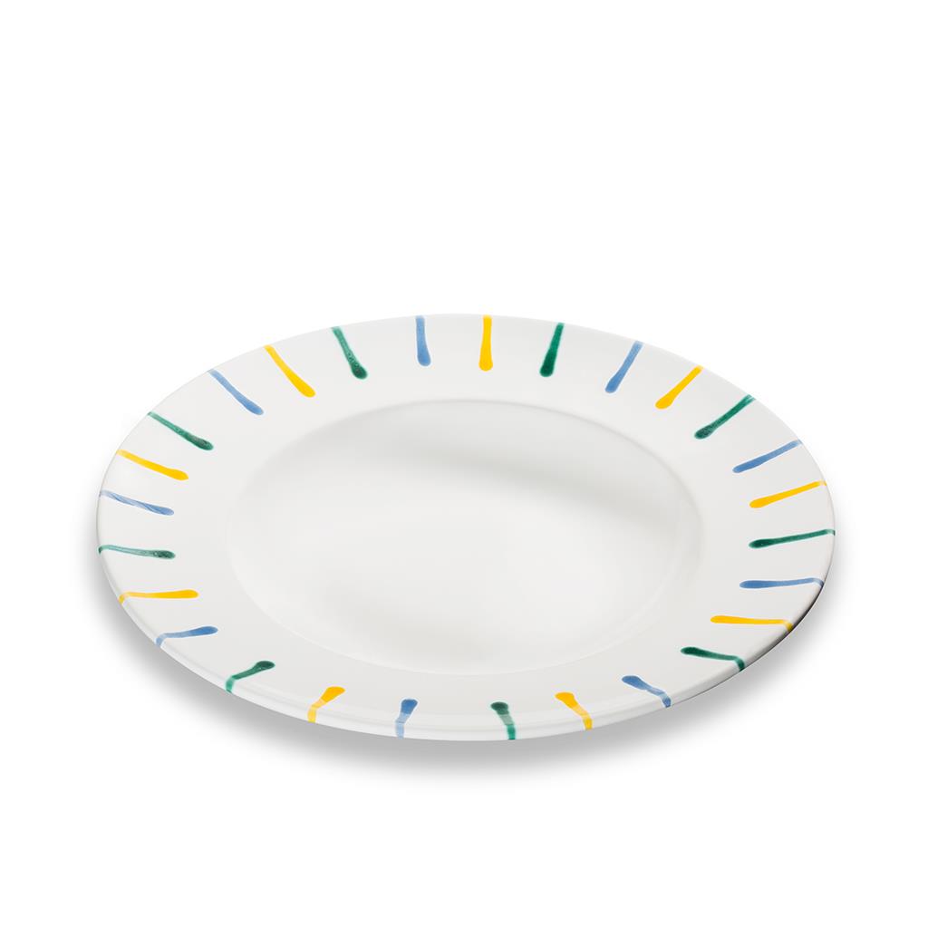 Pastabord - Gevlamd Bont - 29 cm