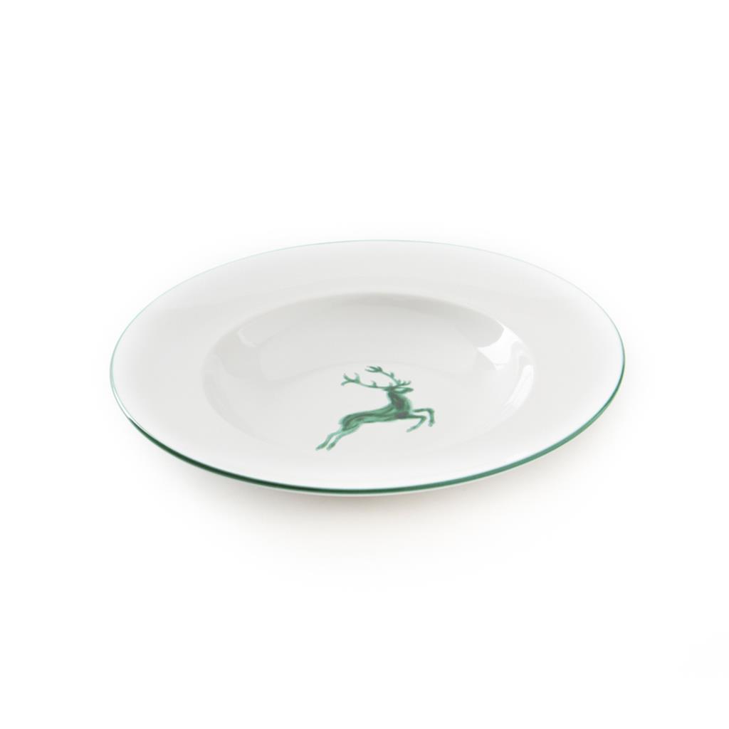 Pastabord - Hert groen - 29 cm
