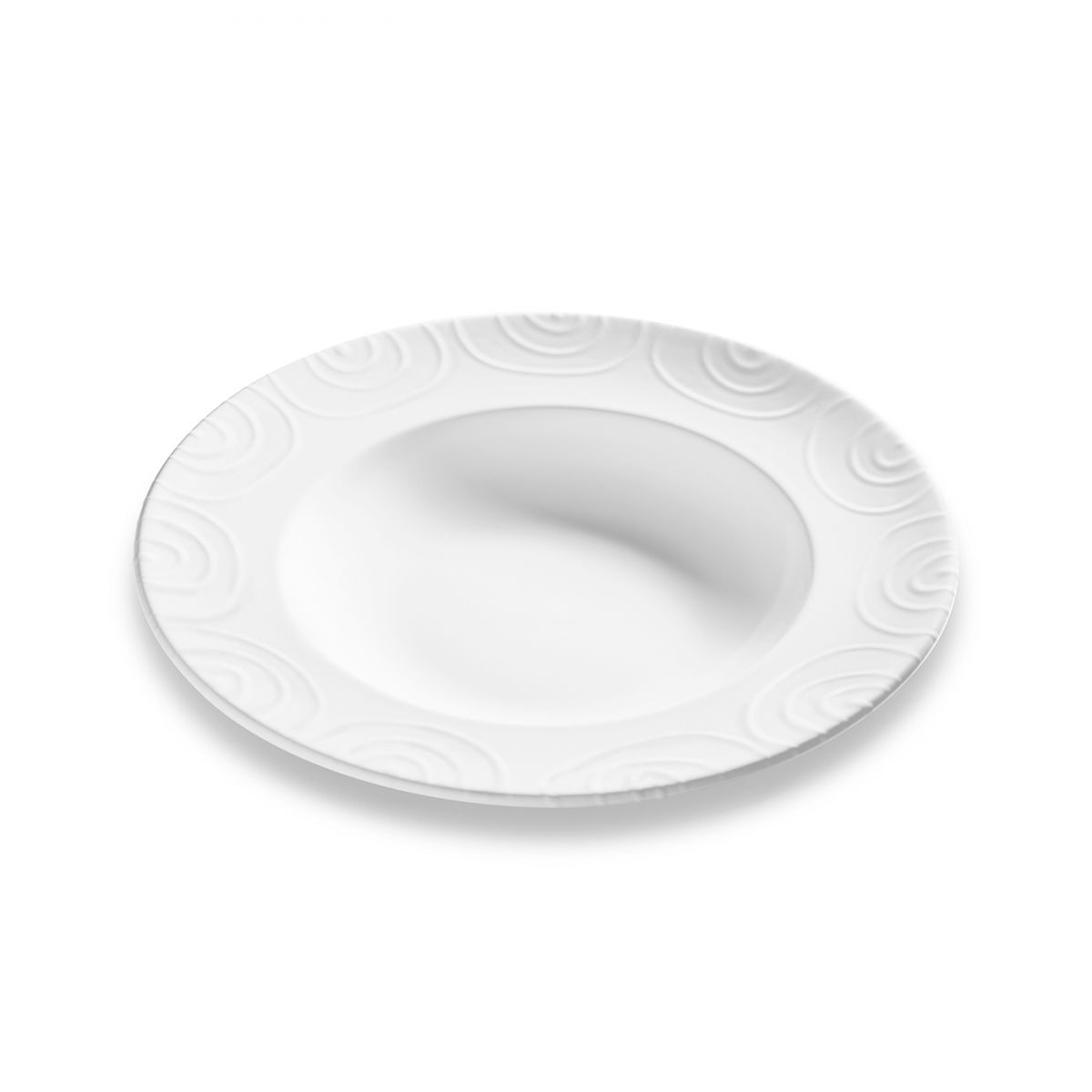 Pastabord - Gevlamd wit - 29 cm