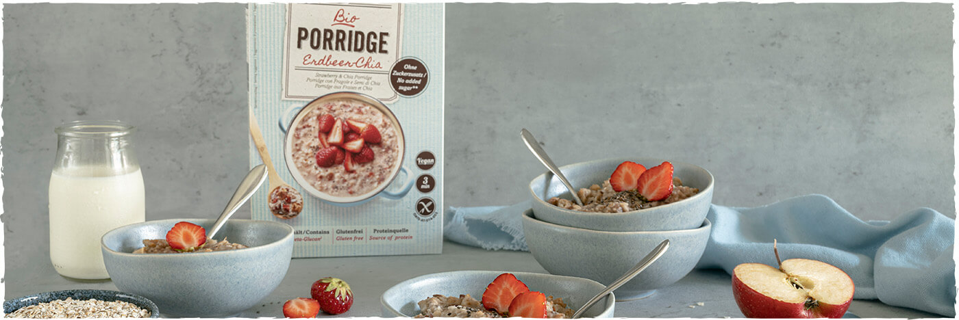Verival porridge aardbei-chia - 350 gr
