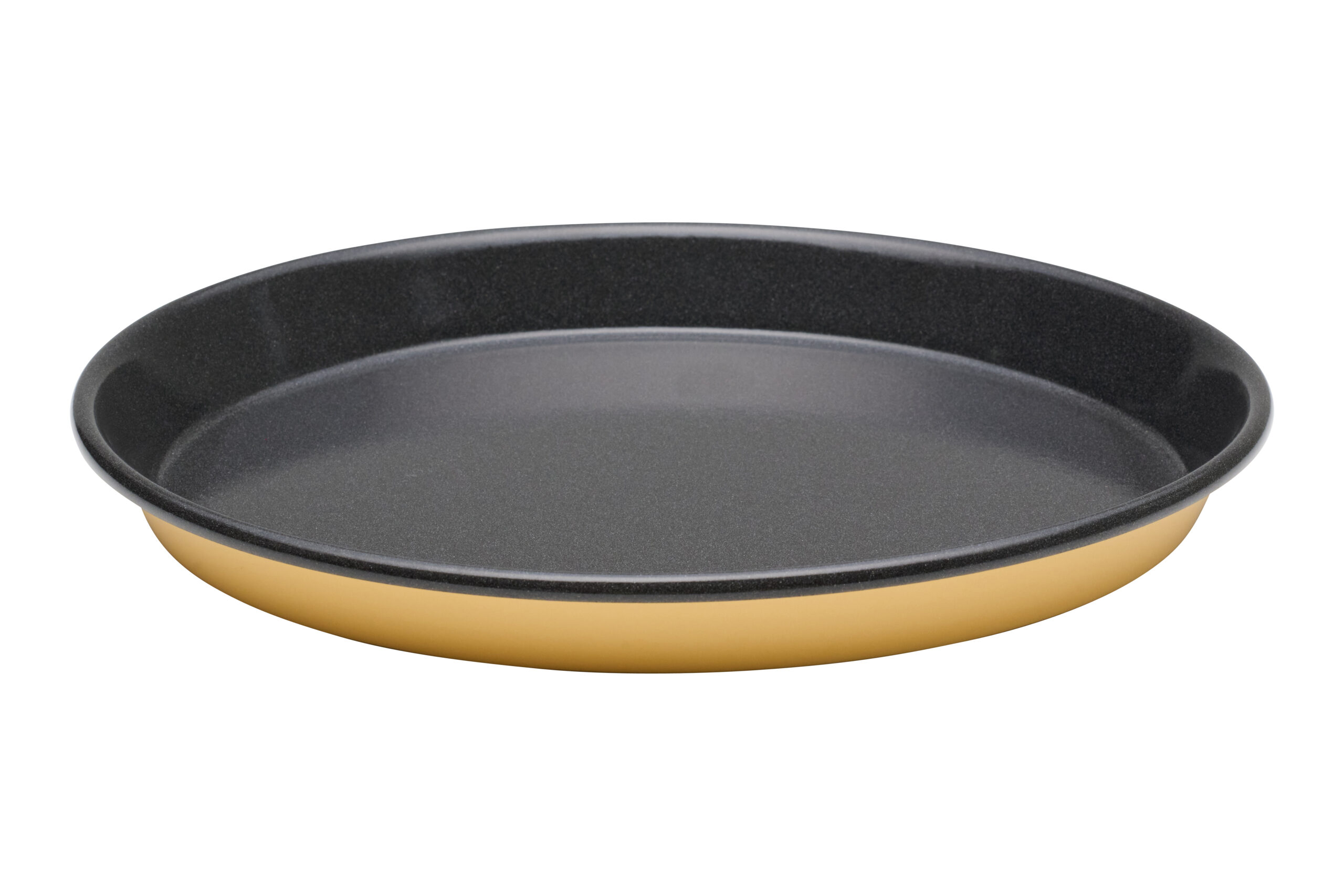 Riess - Ronde bakvorm / Dienblad - 32 cm - Goudgeel