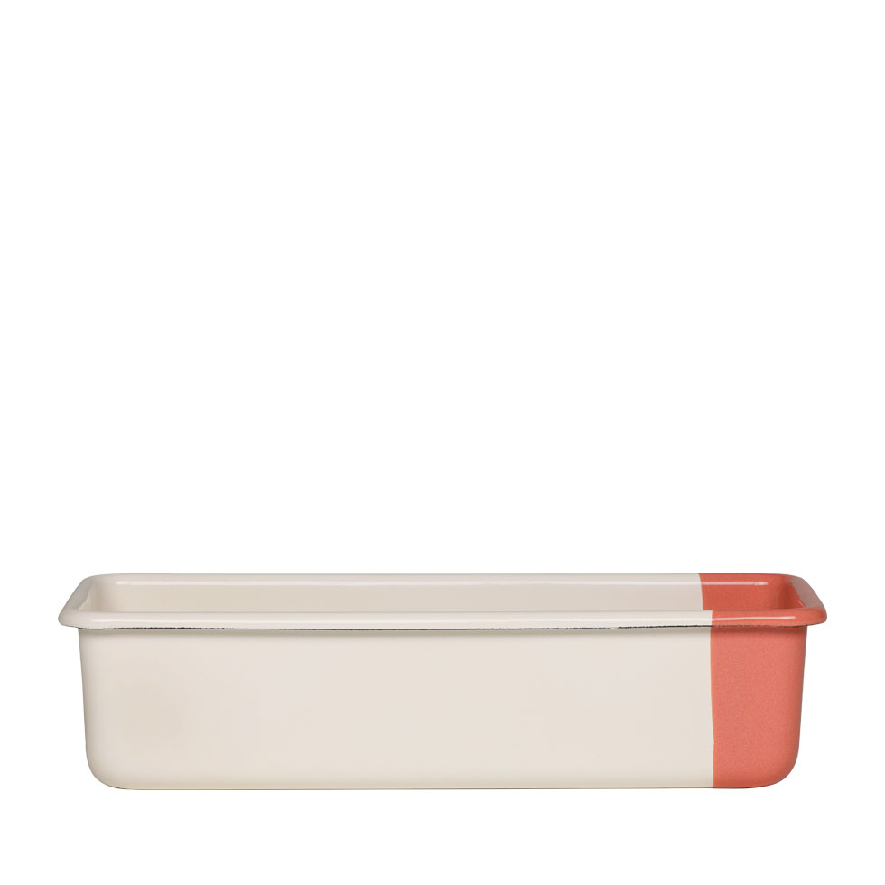 Riess - Bakvorm - rechthoek - room-perzik - 30 x 10 cm - 1,7 ltr