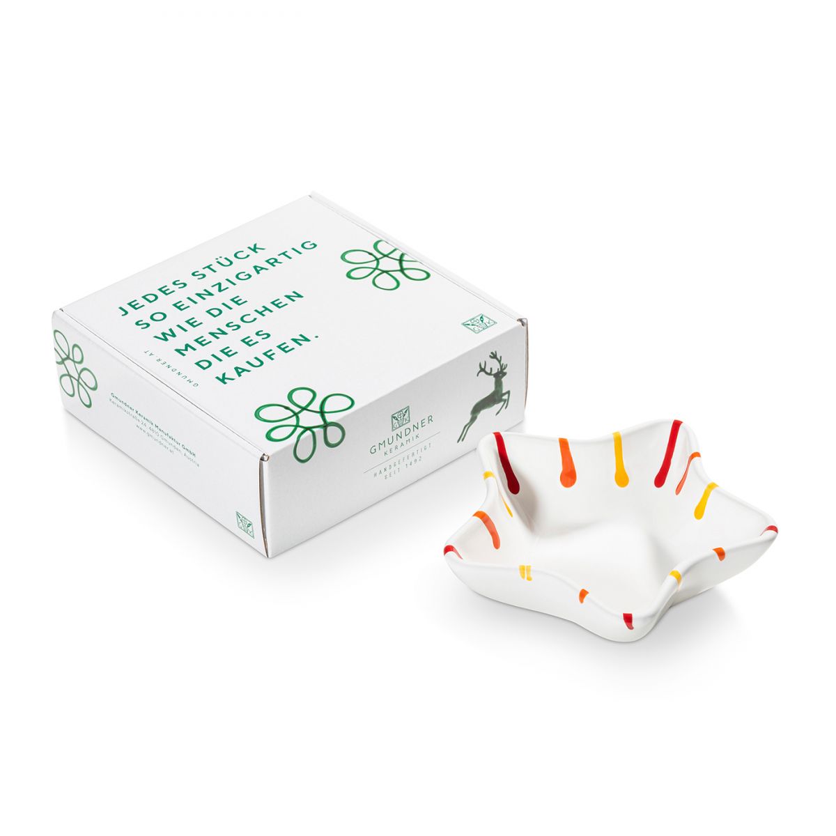 Schaaltje ster - Gevlamd Landlust - 14 cm - cadeauverpakking