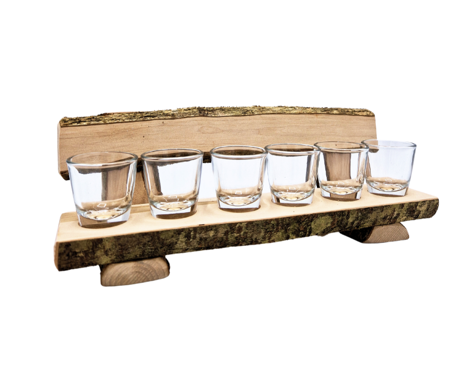Schnapsbankje met 6 schnapsbankje