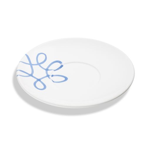 Schoteltje voor theebeker Maxima - Puur gevlamd blauw - 18 cm