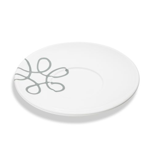 Schoteltje voor theebeker Maxima - Puur gevlamd grijs - 18 cm