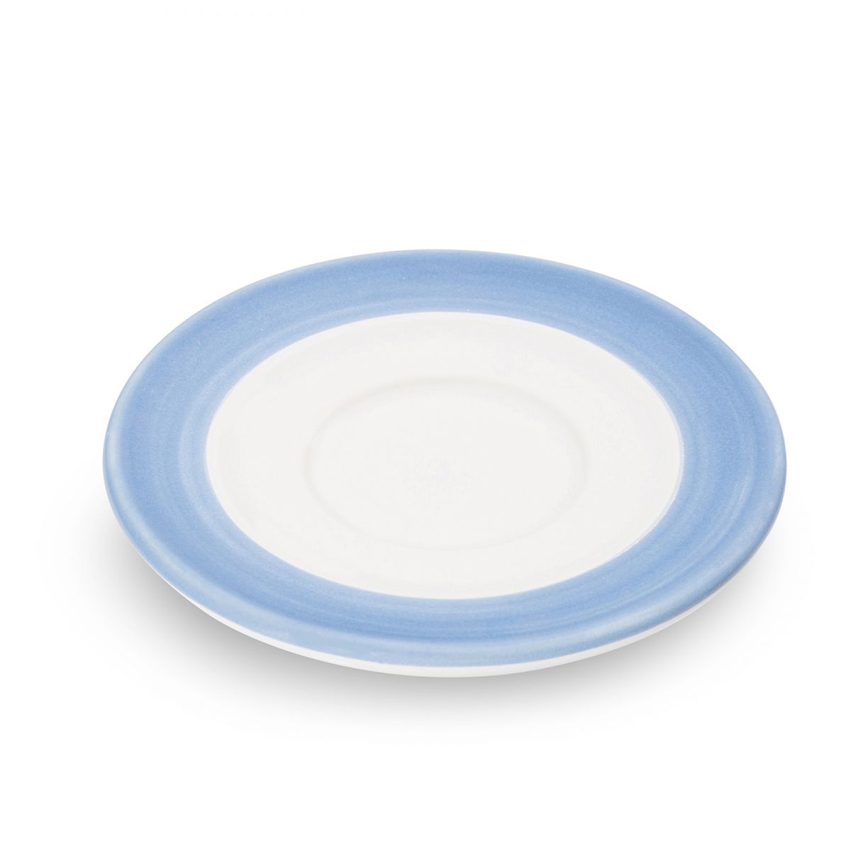 Schoteltje voor espressokopje - Variatie blauw - 11 cm
