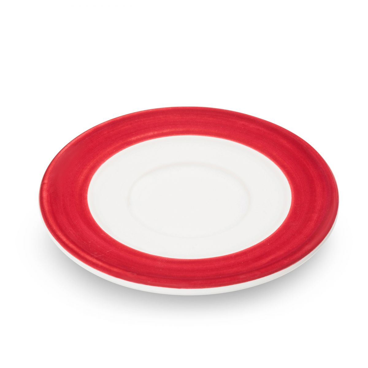 Schoteltje voor espressokopje - Variatie bordeauxrood - 11 cm
