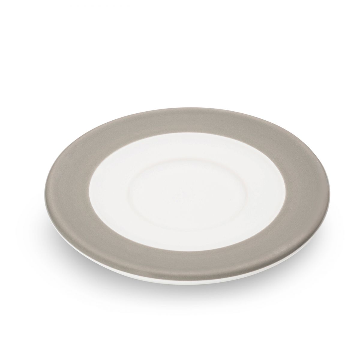 Schoteltje voor espressokopje - Variatie grijs - 11 cm