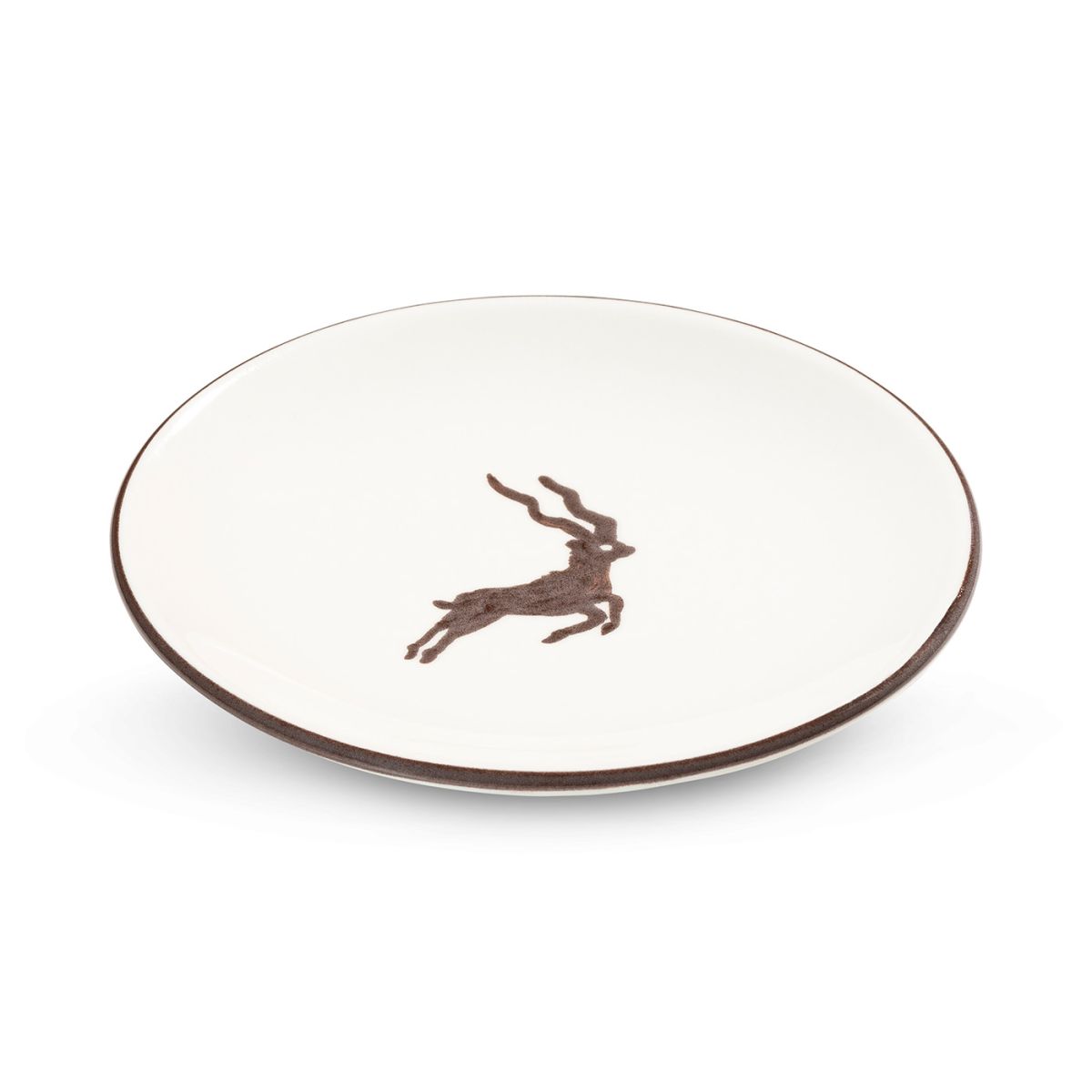Schoteltje voor koffiekopje - Kudu bruin - 15 cm