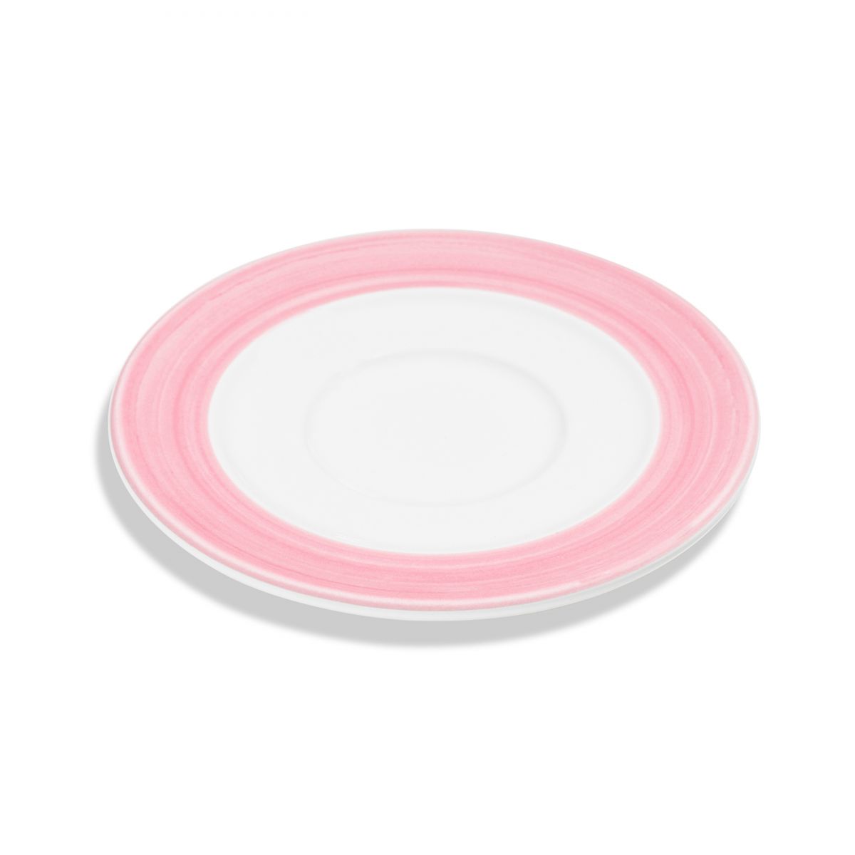 Schoteltje voor koffiekopje - Variatie roze - 16 cm