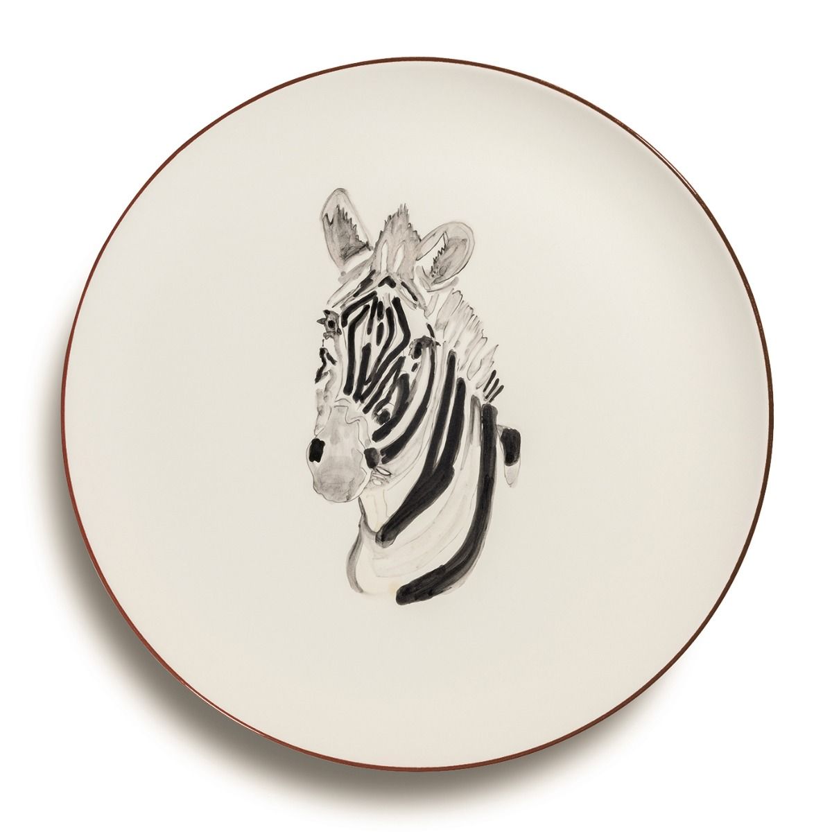 Onderbord-gebakschaal - Big Five Zebra - 32 cm