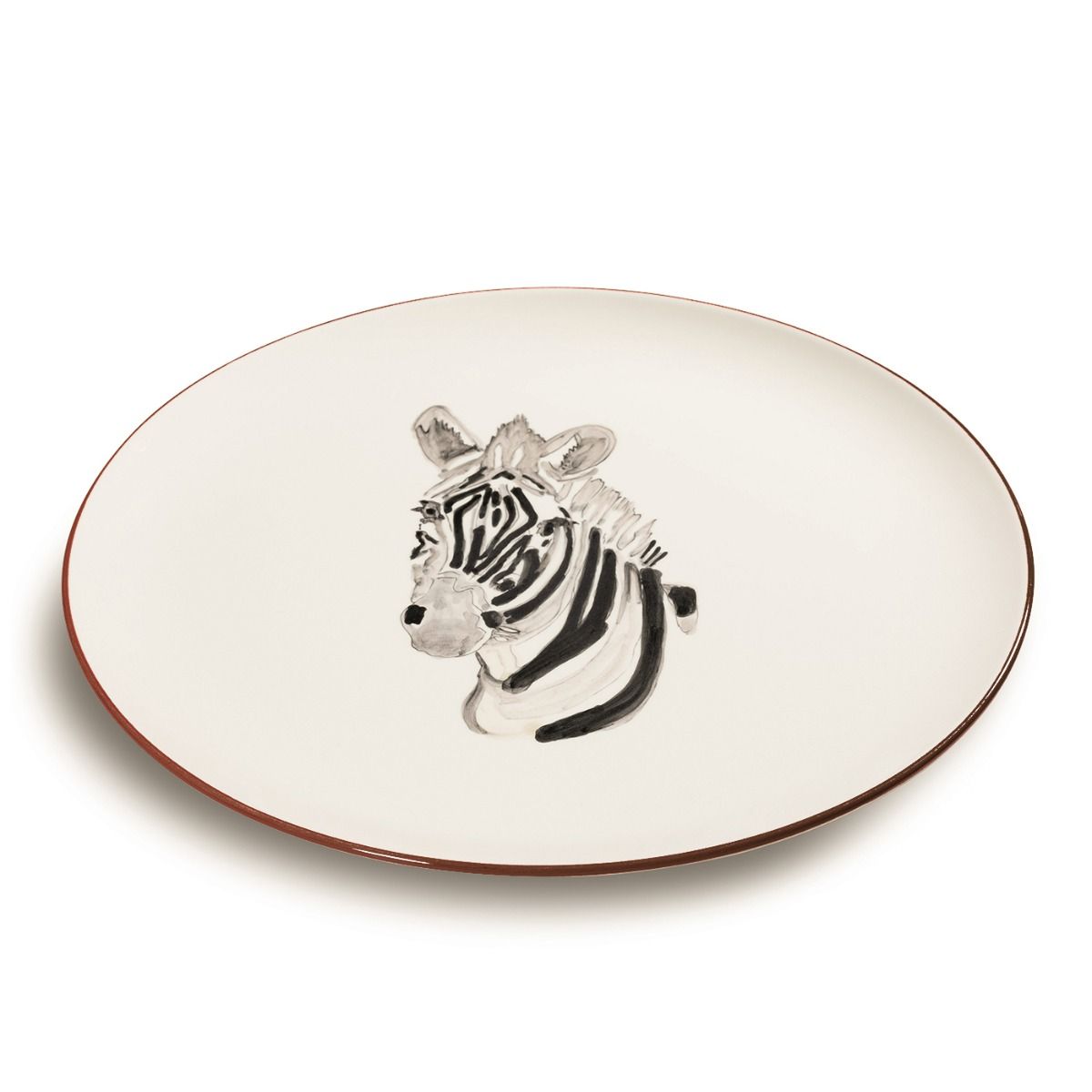 Onderbord-gebakschaal - Big Five Zebra - 32 cm