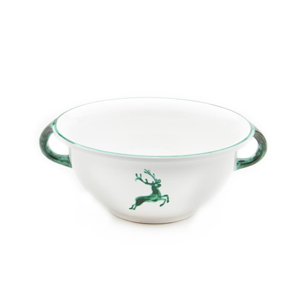Serveerschaal met oren - Hert groen - 17 cm