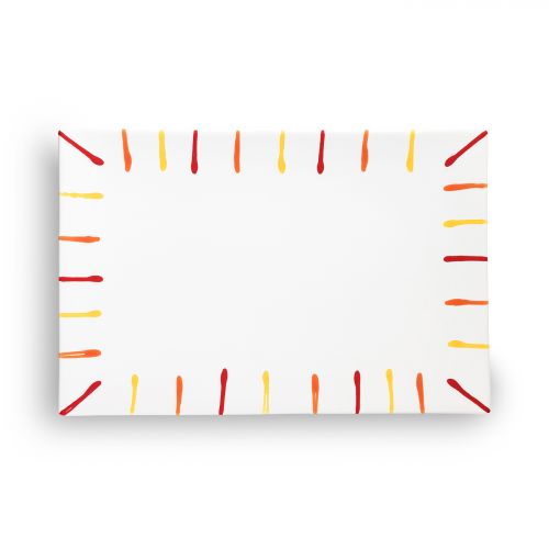 Serveerschaal rechthoek - Gevlamd Landlust - 30 x 20 cm