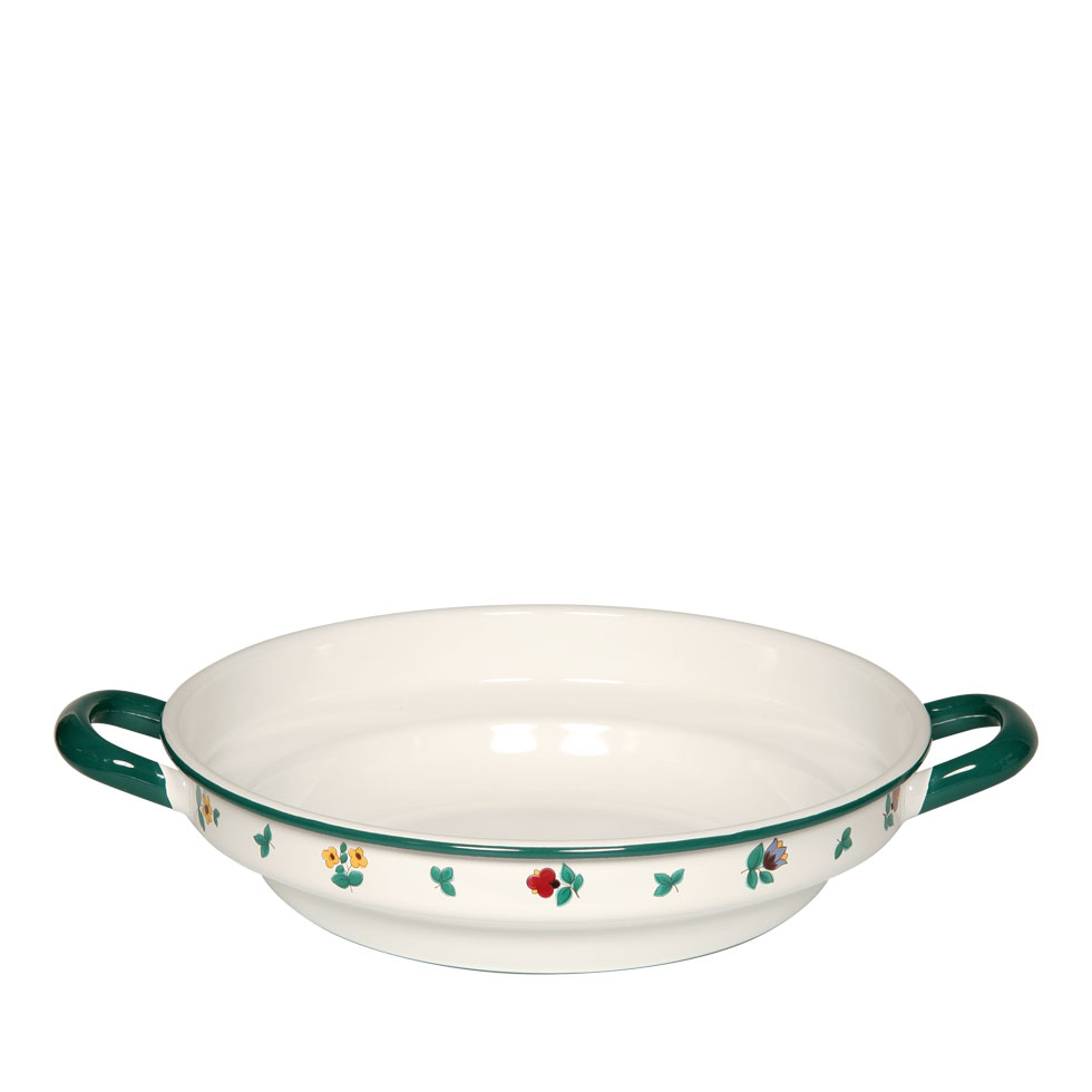 Riess - Serveerschaal - Alpenbloemen - 24 cm - 2,0 ltr