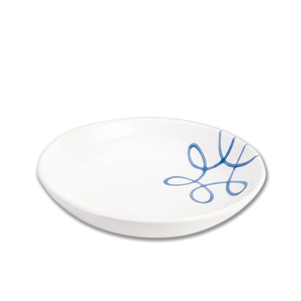 Soepbord - Puur gevlamd blauw - 20 cm