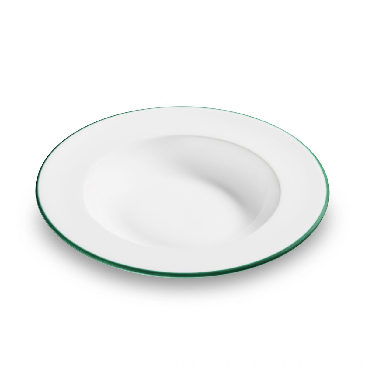 Soepbord - Rand groen - 24 cm