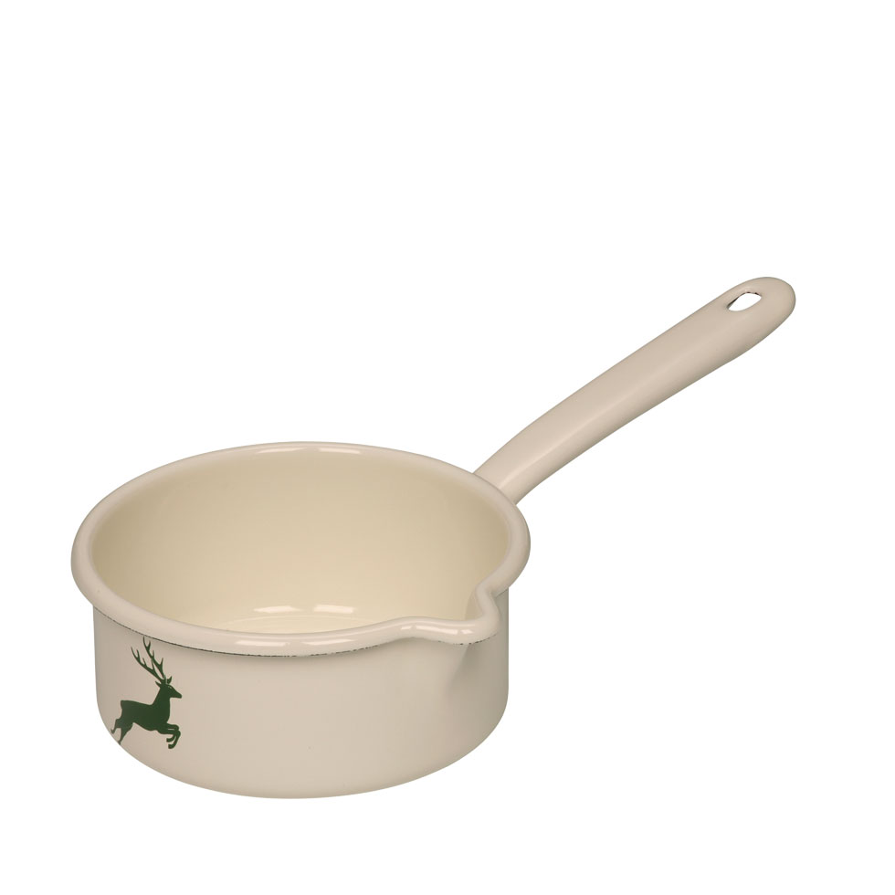 Riess - Steelpan met schenktuit - Hert groen - 14 cm - 0,75 ltr