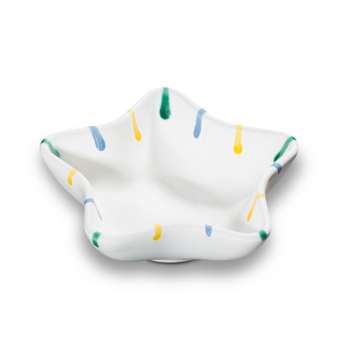 Schaaltje ster - Gevlamd Bont - 14 cm - cadeauverpakking