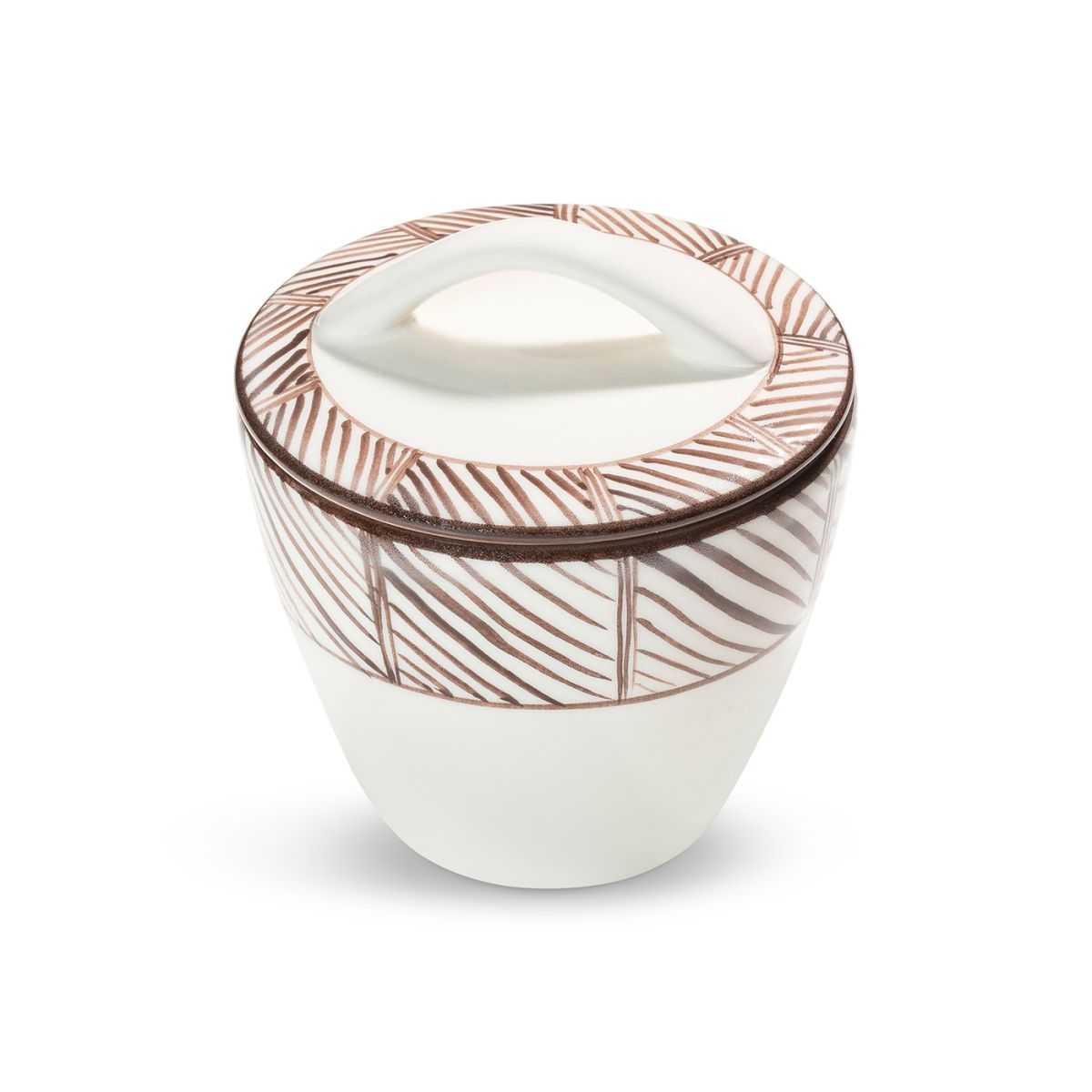Suikerpot recht - Namib bruin - 9 cm