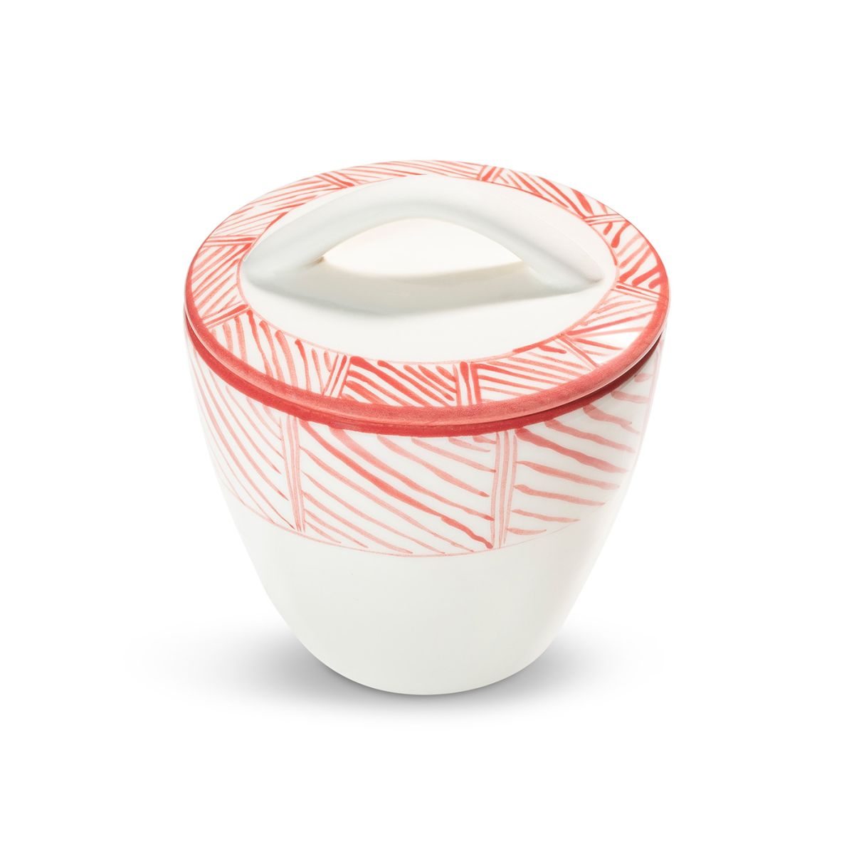 Suikerpot recht - Namib rood - 9 cm