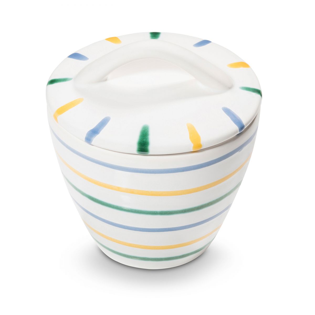 Suikerpot recht - Gevlamd Bont - 9 cm