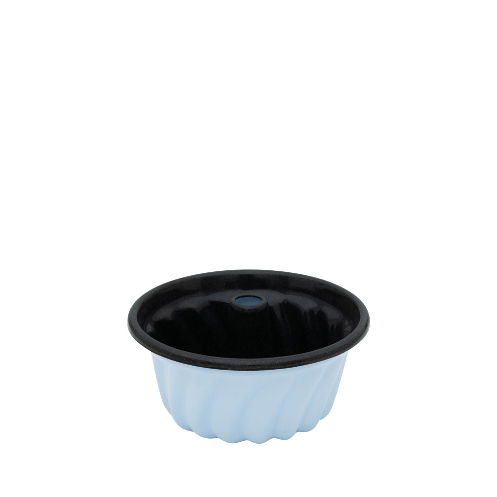 Riess - Bakvorm - tulband - blauw - 12 cm - 0,3 ltr
