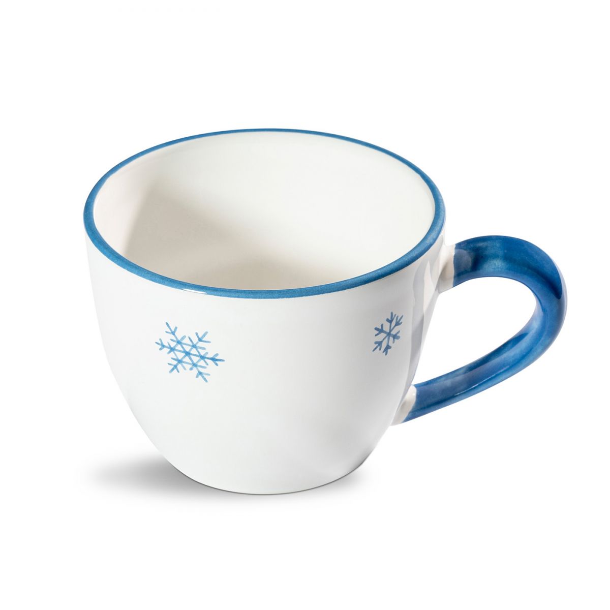 Theebeker Maxima - Sneeuwkristal blauw - 0,4 ltr