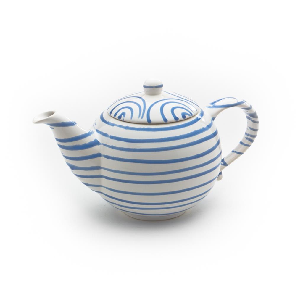 Theepot - Gevlamd blauw - 1,5 ltr