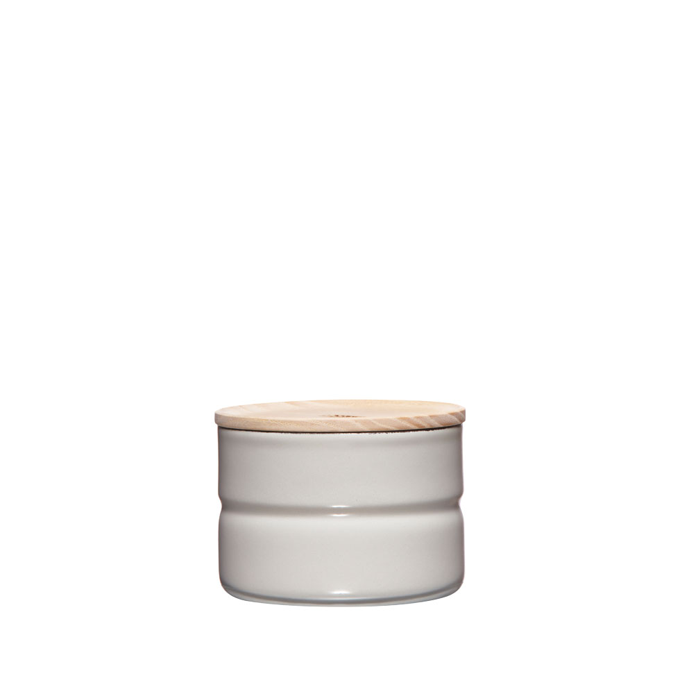 Riess - Voorraadbus laag - licht grijs - 8 cm
