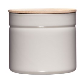 Riess - Voorraadbus midden - licht grijs - 13 cm
