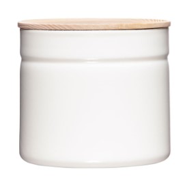 Riess - Voorraadbus midden - puur wit - 13 cm