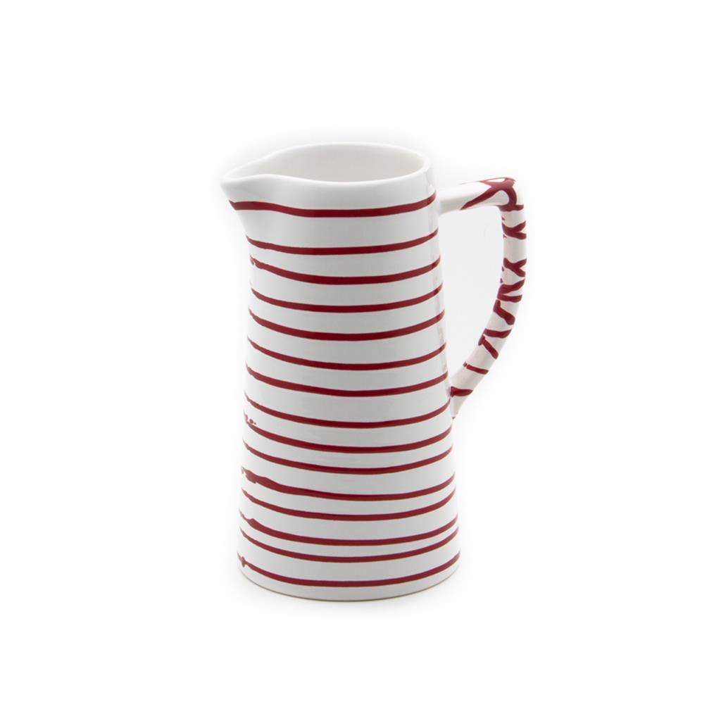Waterkan recht - Gevlamd rood - 0,7 ltr