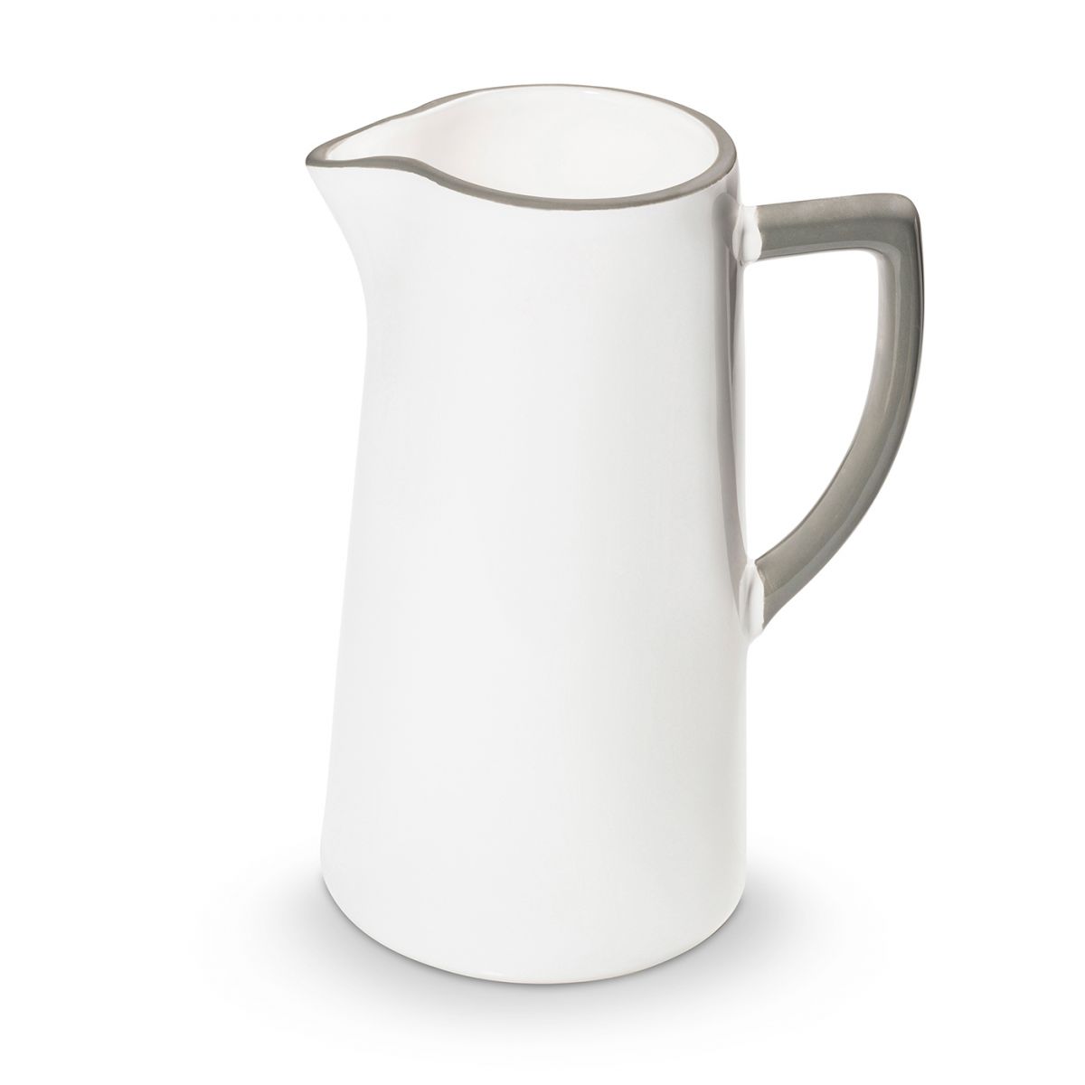 Waterkan recht - Rand grijs - 1,2 ltr