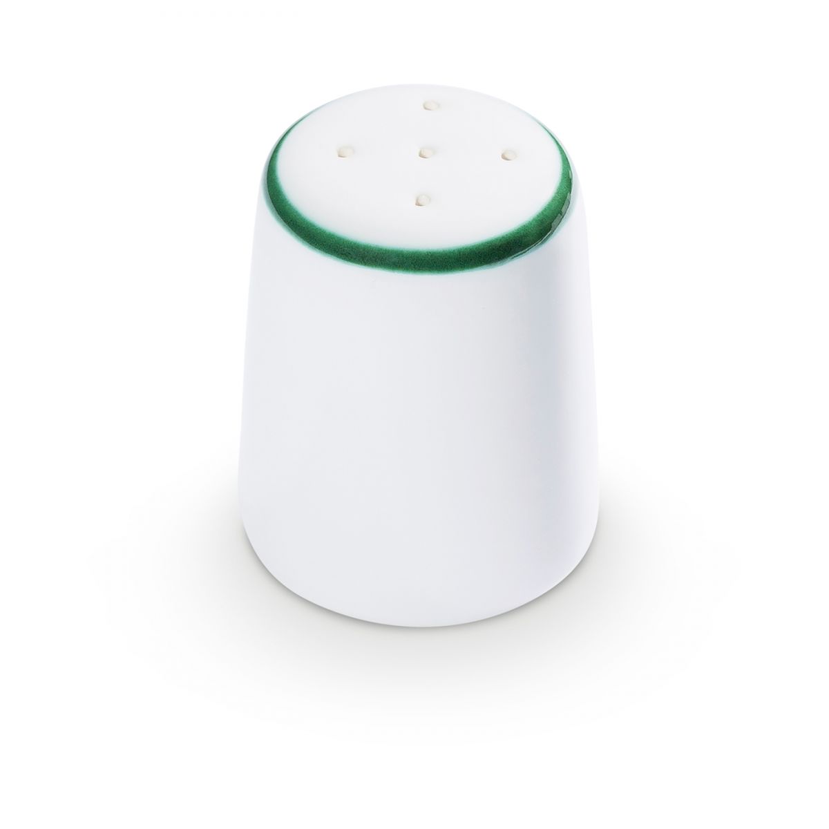 Zoutstrooier - Rand groen - 7 cm
