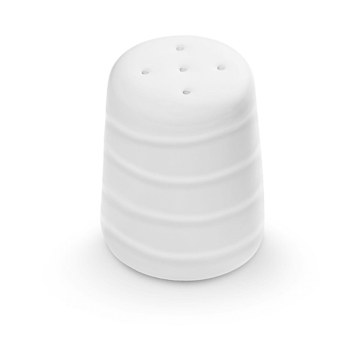 Zoutstrooier - Gevlamd wit - 7 cm