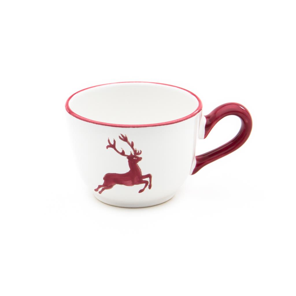 Koffiekopje - Hert bordeauxrood - 0,19 ltr