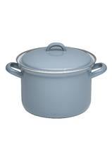 Riess - Hoge pan met deksel - puur grijs - 20 cm - 3,5 ltr